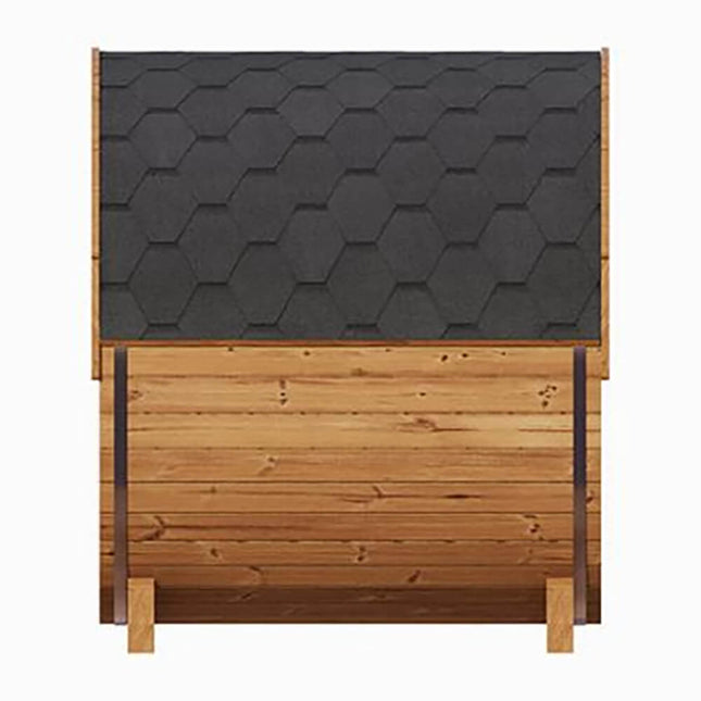 SaunaLife Model E6 Ergo Series 3 - Person Thermo - Spruce Backyard Sauna Barrel [SL - MODELE6] (SAK38572) - Outdoor Saunas | Patioza