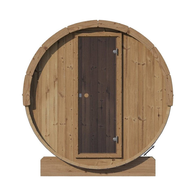 SaunaLife Model E8 Ergo Series 6 - Person Outdoor Thermo - Spruce Sauna Barrel [SL - MODELE8] (SAK31809) - Outdoor Saunas | Patioza