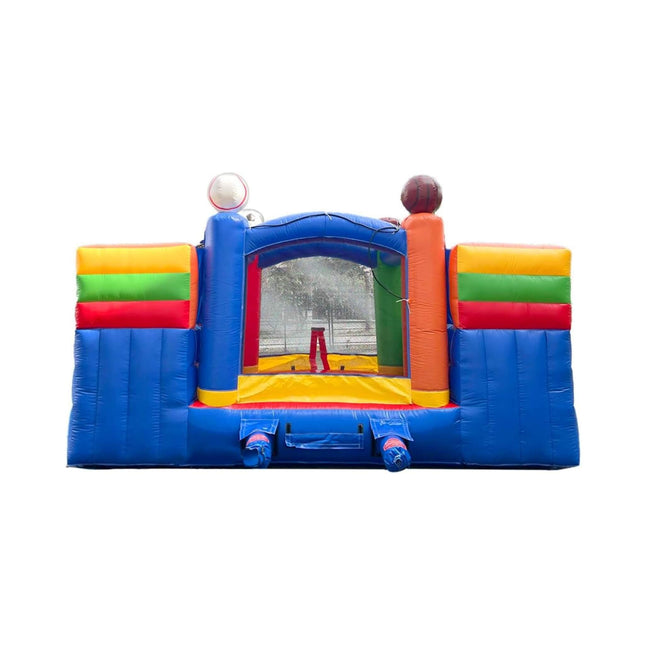 16FT Sports Castle Bounce House With Double Water Slides (SAK17635) - Inflatable Bouncers | Patioza