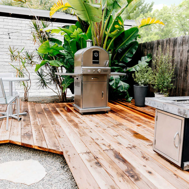 Summerset 60" Outdoor Freestanding Gas Pizza Oven [SS - OVFS - LP/NG] (SAK17543) - Pizza Ovens | Patioza