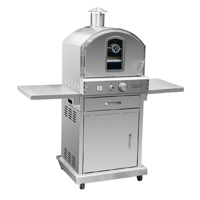 Summerset 60" Outdoor Freestanding Gas Pizza Oven [SS - OVFS - LP/NG] (SAK17543) - Pizza Ovens | Patioza