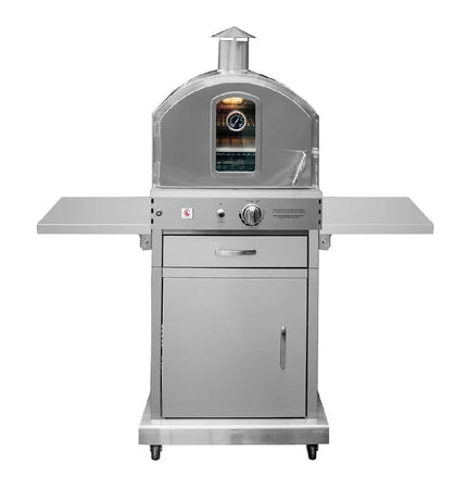 Summerset 60" Outdoor Freestanding Gas Pizza Oven [SS - OVFS - LP/NG] (SAK17543) - Pizza Ovens | Patioza