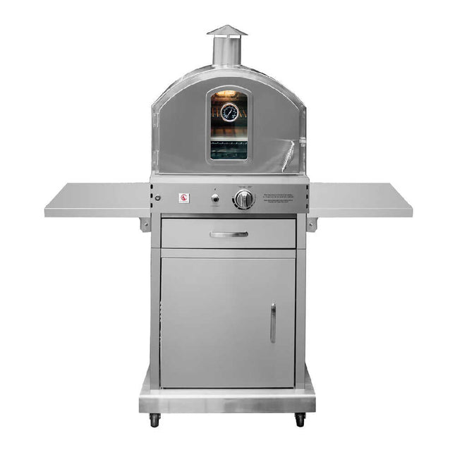 Summerset 60" Outdoor Freestanding Gas Pizza Oven [SS - OVFS - LP/NG] (SAK17543) - Pizza Ovens | Patioza