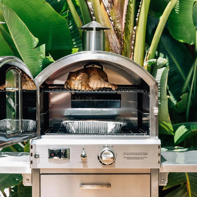 Summerset 60" Outdoor Freestanding Gas Pizza Oven [SS - OVFS - LP/NG] (SAK17543) - Pizza Ovens | Patioza