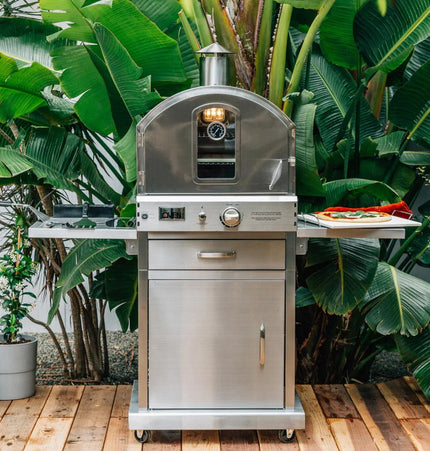 Summerset 60" Outdoor Freestanding Gas Pizza Oven [SS - OVFS - LP/NG] (SAK17543) - Pizza Ovens | Patioza