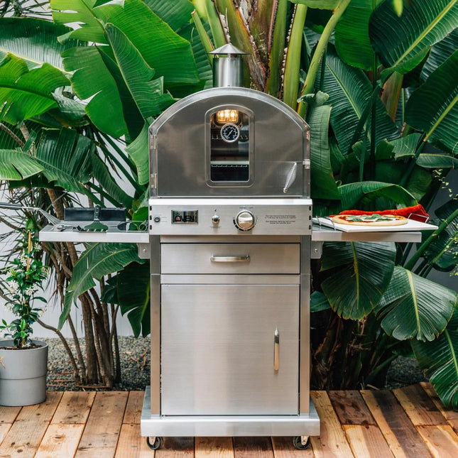 Summerset 60" Outdoor Freestanding Gas Pizza Oven [SS - OVFS - LP/NG] (SAK17543) - Pizza Ovens | Patioza