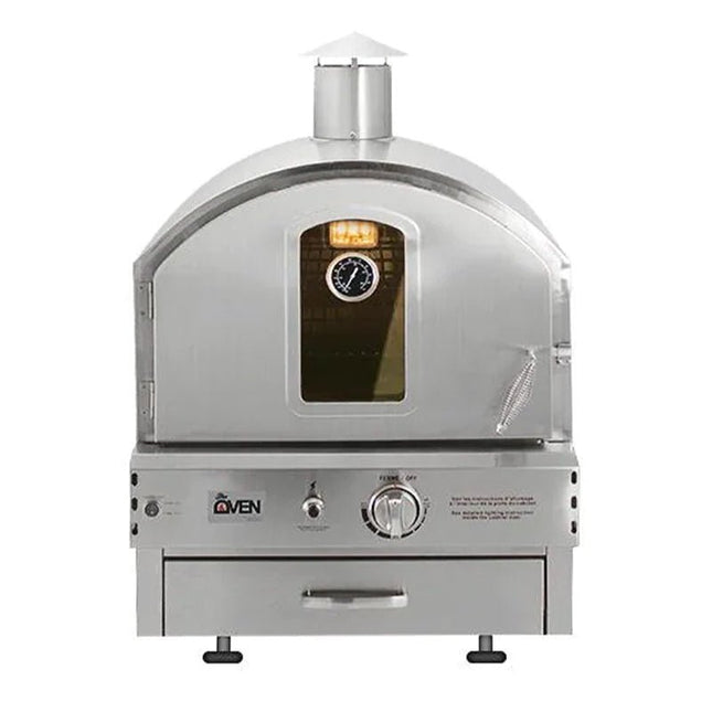 Summerset Outdoor Built - In / Countertop Gas Pizza Oven [SS - OVBI] (SAK73182) - Pizza Ovens | Patioza