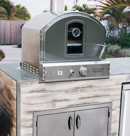 Summerset Outdoor Built - In / Countertop Gas Pizza Oven [SS - OVBI] (SAK73182) - Pizza Ovens | Patioza