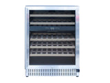 Summerset 24-Inch Outdoor Rated Dual Zone Wine Cooler - Wine Fridge | Patioza