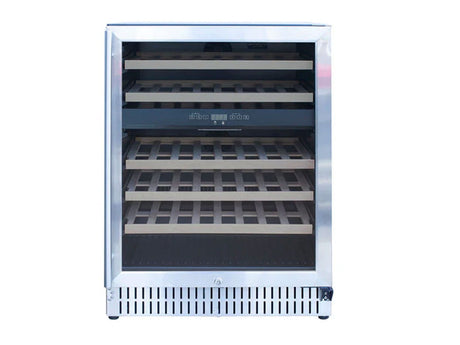 Summerset 24-Inch Outdoor Rated Dual Zone Wine Cooler - Wine Fridge | Patioza