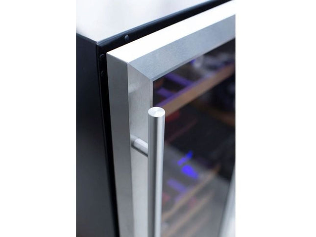 Summerset 24-Inch Outdoor Rated Dual Zone Wine Cooler - Wine Fridge | Patioza
