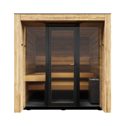 ThermaSol Fortis Fully - Assembled 4 - Person Outdoor Sauna Cabin [Made - To - Order] [14 - FORTIS] (SAK35896) - Saunas | Patioza