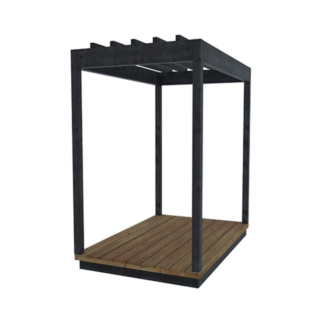 ThermaSol Nordic Misty Wood Pergola [Made-To-Order] [14-KIR-4015/16] (SAK81954) - Saunas | Patioza