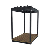 ThermaSol Nordic Misty Wood Pergola [Made-To-Order] [14-KIR-4015/16] (SAK81954) - Saunas | Patioza