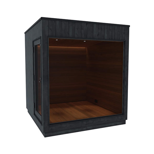 ThermaSol Nordic Misty Outdoor Lounge Medium Sauna Cabin (SAK57649) - Saunas | Patioza