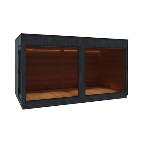 ThermaSol Nordic Misty XL 1 - Entrance Outdoor Sauna Lounge [Made - To - Order] [14 - KIR - 3879/80] (SAK19046) - Saunas | Patioza