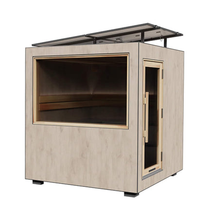 ThermaSol Solaris Fully - Assembled Outdoor Sauna Cabin [Made - To - Order] [14 - KIR - 4560/61] (SAK27532) - Saunas | Patioza