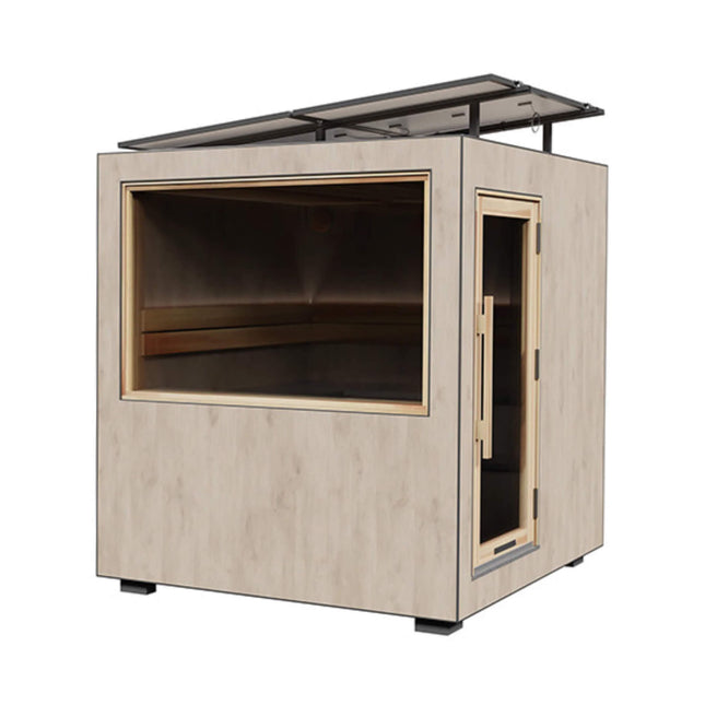 ThermaSol Solaris Fully - Assembled Outdoor Sauna Cabin [Made - To - Order] [14 - KIR - 4560/61] (SAK27532) - Saunas | Patioza