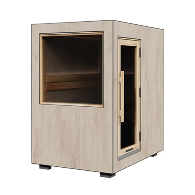 ThermaSol Solaris Fully - Assembled Outdoor Sauna Cabin [Made - To - Order] [14 - KIR - 4560/61] (SAK27532) - Saunas | Patioza