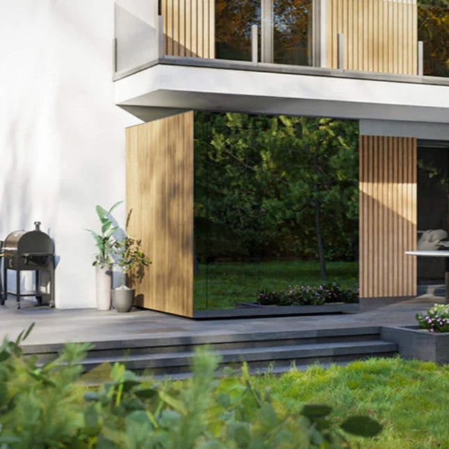 ThermaSol Spectra 4 - Person Fully - Assembled Outdoor Sauna Cabin [Made - To - Order] [14 - SPECTRA] (SAK46921) - Saunas | Patioza