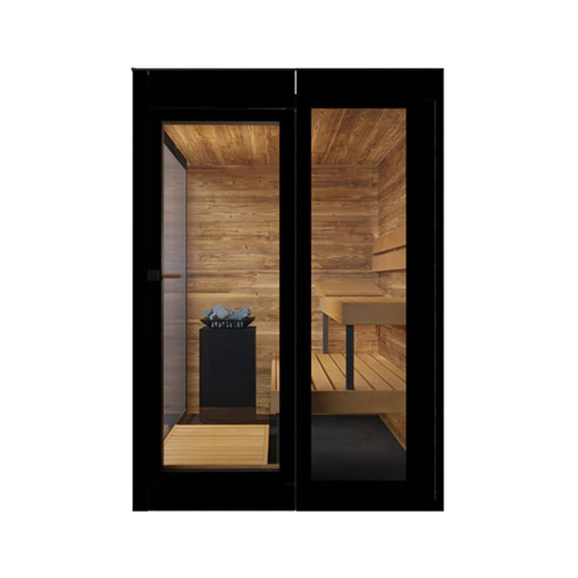 ThermaSol Vera 3 - Person Fully - Assembled Outdoor Sauna Cabin [Made - To - Order] [14 - VERADL/R] (SAK30752) - Saunas | Patioza