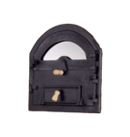 Black / 36'' - 48'' - 1400 lbs / Cast Iron Door w/ Glass