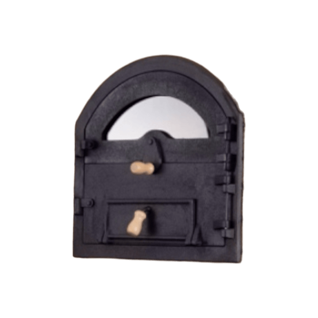 Traditional Wood Fired Brick Pizza Oven - Modern Royal w/Portable Steel Base - | Patioza