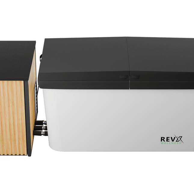 RevX Acrylic X Tub Cold Plunge + LUX High Performance Chiller and Filtration System - | Patioza