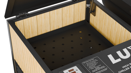 RevX Acrylic X Tub Cold Plunge + LUX High Performance Chiller and Filtration System - | Patioza