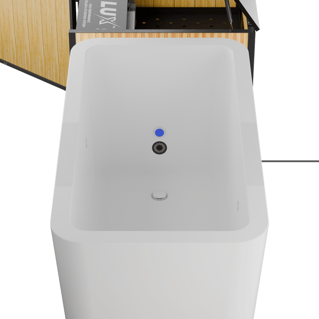 RevX Acrylic X Tub Cold Plunge + LUX High Performance Chiller and Filtration System - | Patioza