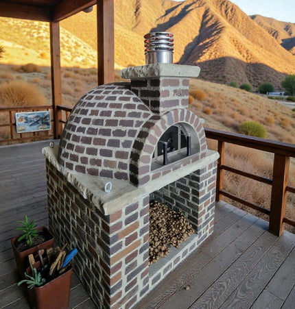 Traditional Wood Fired Brick Pizza Oven - Blacksmith - Traditional Wood Fired Brick Oven | Patioza