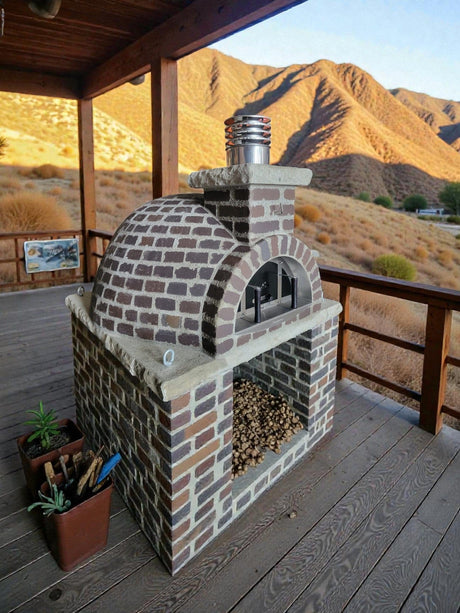 Traditional Wood Fired Brick Pizza Oven - Blacksmith - Traditional Wood Fired Brick Oven | Patioza