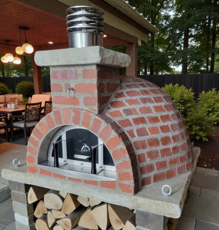 Traditional Wood Fired Brick Pizza Oven - New Haven Rustico