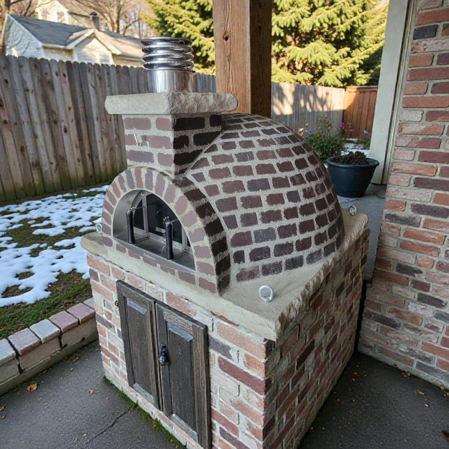Traditional Wood Fired Brick Pizza Oven - Blacksmith - Traditional Wood Fired Brick Oven | Patioza