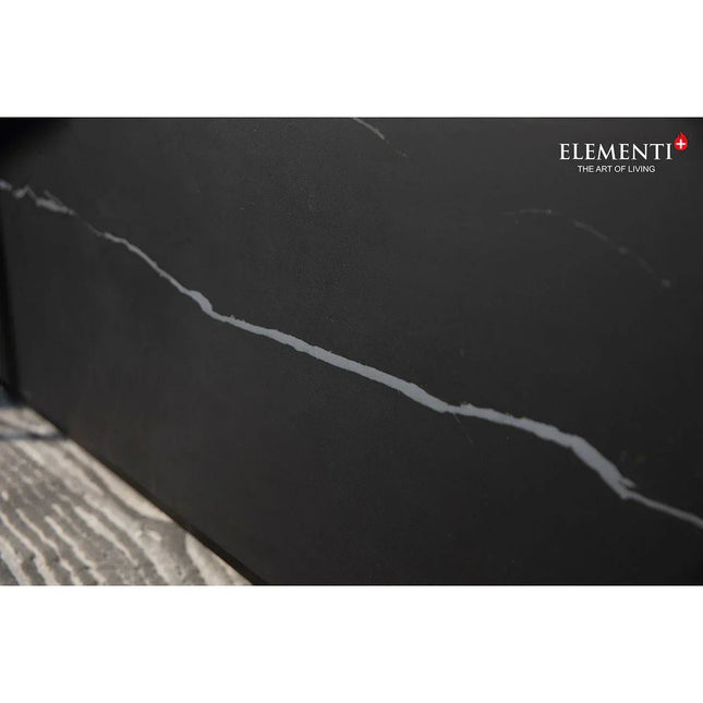 Elementi Plus - Varna Marble Porcelain Fire Table 60" - Fire Table | Patioza